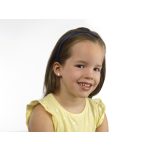 Lisa félig áttört pillangós gyerek fülbevaló