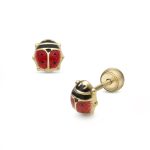 Lisa katica gyerekfülbevaló gömb zárral