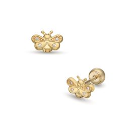   Lisa szabadon szálló méhecske gyerek fülbevaló gömb zárral