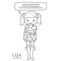 Lisa ajándék színező