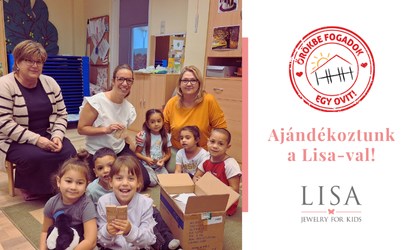 Lisa adomány rászoruló óvodának